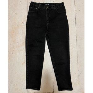 Style & Co. Petite, high-waisted tapered jeans
